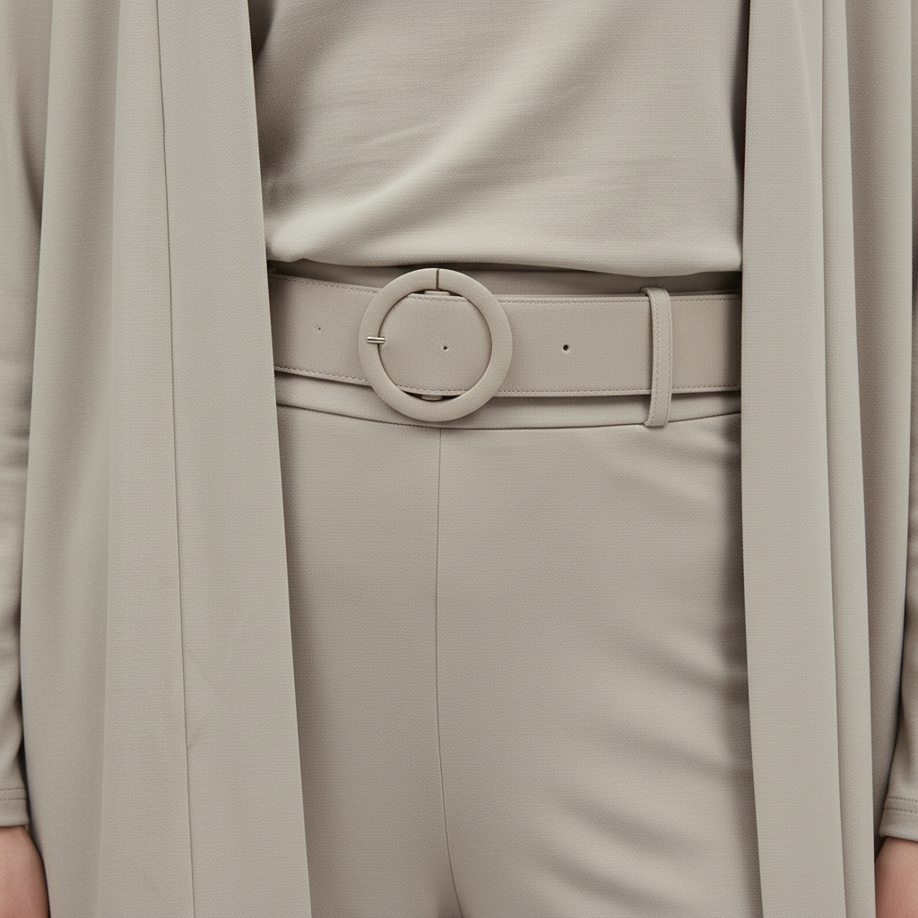 An elegant everyday women’s two-piece set with an open cardiganS