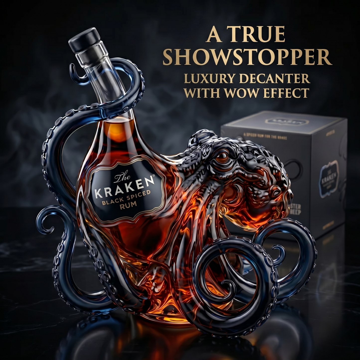 Karafka do whisky Kraken Octopus – limitowana edycja kolekcjonerska