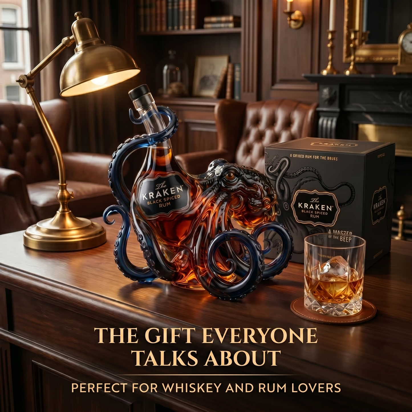 Karafka do whisky Kraken Octopus – limitowana edycja kolekcjonerska