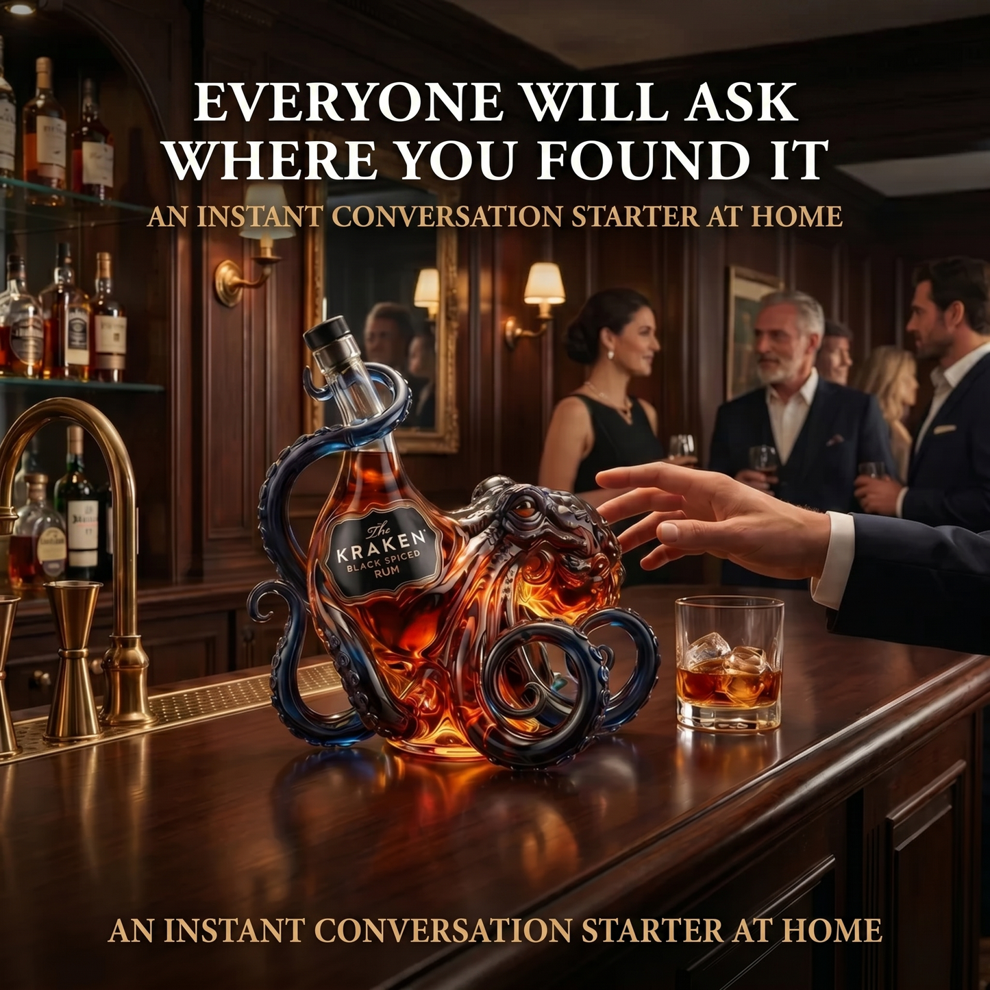 Karafka do whisky Kraken Octopus – limitowana edycja kolekcjonerska