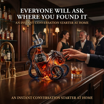 Karafka do whisky Kraken Octopus – limitowana edycja kolekcjonerska