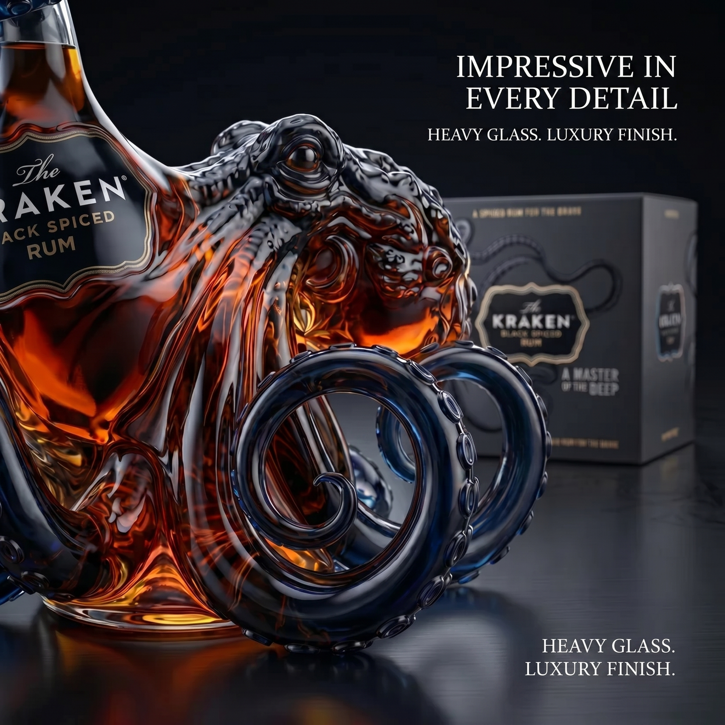 Karafka do whisky Kraken Octopus – limitowana edycja kolekcjonerska