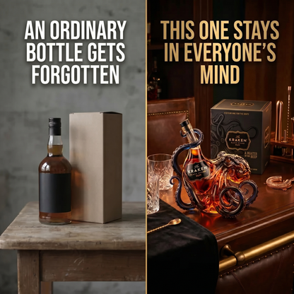 Karafka do whisky Kraken Octopus – limitowana edycja kolekcjonerska
